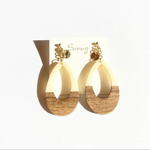 ウッドピアス（金具変更対応）