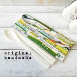 【受注製作】カトラリーケース*新幹線green*入園入学ランチ用品 