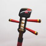 かんざし「三味線」漆黒１３８（紗綾）桜
