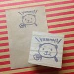 yummy！パンダ 消しゴムはんこ