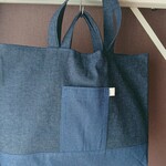 (kiwako606様オーダー作品)デニム保育園バッグセット