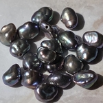 淡水パール0045　変形グレー