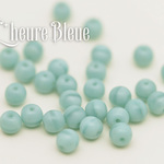 ベルギーヴィンテージマーブルボールブルークレール 6mm 30個セット B105032_060