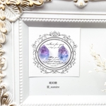 琥珀糖 〖菫_sumire〗ピアス／イヤリング