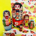 オーダーマトリョーシカ　5個組　danta55様