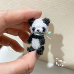 ミニチュア モールアート チビパンダちゃん テディベア**Tamu bear