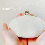 "Gamaguchi" beads crochet『ビーズ編みがま口』