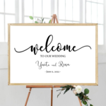 【ウェルカムボード】Wedding  結婚式 A4/A3/パネル MW-Ⅶ
