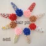 2つセットお花のヘアピン
