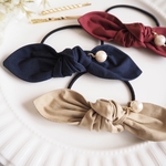 【7color/2size】Hair Knot Chic Pearl＊再…販
