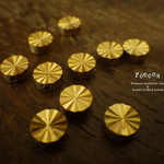 gold 丸い手毬型 ゴールドビーズ 10個