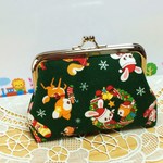 はいから横町のクリスマス10cmがま口ポーチ