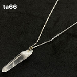 レムリアンシードクリスタル レーザーポイント ネックレス ta66