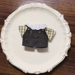 ぬい服＊サロペットセット(黒)
