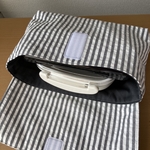 横入れお弁当袋　ヒッコリー