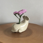ベルーガ　花器（一輪挿し　シロイルカ　プレゼント　敬老の日）