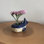 ジンベイザメ　花器（一輪挿し　甚平　プレゼント　敬老の日）
