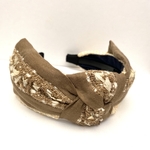 LINTON TWEED♡大人のためのリボンカチューシャ♡ツイード×リネン