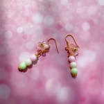 花見団子とシェル風桜のピアス/イヤリング