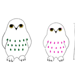 [オーダー品] 夫婦フクロウの置物