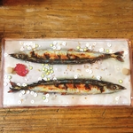 【サンマ柄】シャカシャカマスクケース