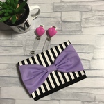 【再販×84】大きなリボンの移動ポケット🎀 パープル