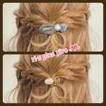 sweet ♡*. 2点セット ✧︎ エレガントヘアクリップ ＆ ミニクリップ