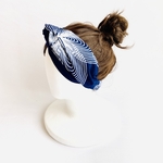浴衣リメイクヘアバンド  椿