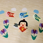 こどもの日の壁面飾り