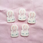 プラパーツ☆4㎝ ふたごうさぎ(ツンツン) 5個入