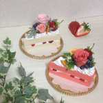 苺のフラワーショートケーキ