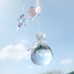 𓂃 ＊White purple suncatcher＊𓂃 