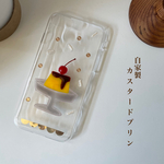 自家製プリンのスマホケース（全機種対応）