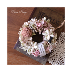 【受注製作】＊Mini couronne de couleur antique＊　アンティークカラーミニリース　名入れ　誕生日　記念日　お祝い　お礼　結婚　ウェルカム　プレゼント