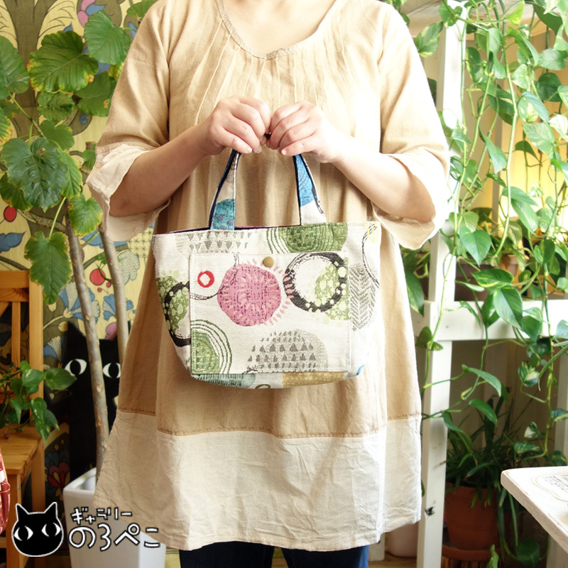 最安価格 ジャカード生地のスクエア型ショルダーバッグ~ちょこっと名入れも!~ - バッグ(女性用)