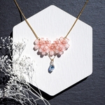 桜のCrystalネックレス