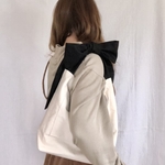 コンパクトなリボン結びbag  外ポケットつき