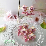 ◆受注製作◆はんなり桜クッキー　ピアス