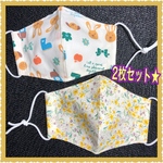 ★幼児さんサイズの立体マスク★ 2枚セット！！