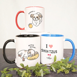 【名入れ可能】I LOVE シーズー マグカップ