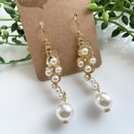可愛い！揺れるパールのロングピアス・イヤリング♡