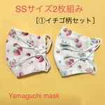 選べる2枚組【SS】幼園児サイズマスク／2〜4歳(裏サラシ、ガーゼ) 全12柄