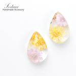 2色の花~Y&P~(526) ピアス/ノンホールピアス/樹脂ピアス
