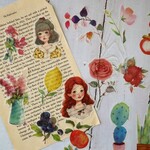 海外シール・PAPER STICKER BAG 60枚・girl
