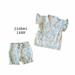 甚平【antique flower】… ivory