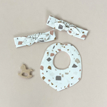 《即納》セットでお得♡ Terrazzo  bib&hair band