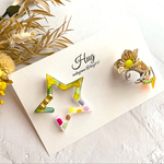 栞イヤーカフ　あの若草の先へ