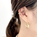 〈gold〉twist pierce&ear cuff 3点セット