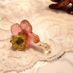 お花のピアス