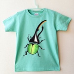 キッズ130  ヘラクレスオオカブトTシャツ